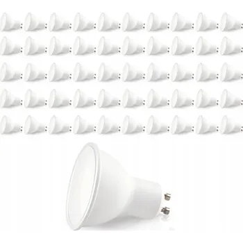 Žárovka 50x LED žárovka GU10 5W 4000K Neutrální bílá LLS Sada 50 Ks