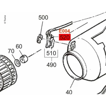 Příslušenství ke karavanu Teplotní senzor pro E2400