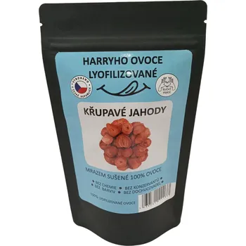 Sušené maso LYOFILIZOVANÉ JAHODY 20g (KŘUPAVÉ LYOFILIZOVANÉ JAHODY)