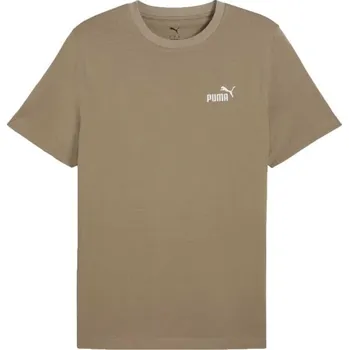 Pánské triko Puma ESSENTIALS SMALL NO.1 LOGO TEE S Hnědá, Bílá