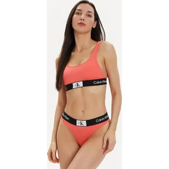 Dámské plavky Calvin Klein Swimwear Spodní část bikin KW0KW02352 Korálová XL