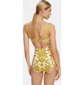Dámské plavky Dolce&Gabbana Jednodílné plavky O9A13J ONO19 Žlutá 4