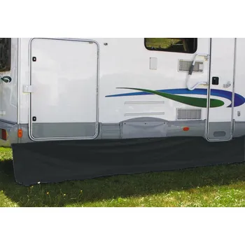 Příslušenství ke karavanu Větrná clona 5,5m šedá pro obytné vozy, lze zkrátit