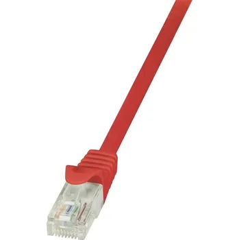 Síťový kabel Patchcord LogiLink CP2024U CAT.6 U/UTP 0,5 m červený