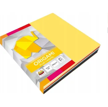 Obraz Origami papír 14x14 cm sada barevných papírků na skládání Interdruk sada barevných papírků pro kreativní tvoření, 100 listů, 80 g/m2
