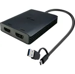 i-tec USB-A/USB-C Dual 4K HDMI video adaptér