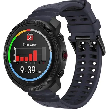 Ostatní příslušenství k chytrým hodinkám VSECHNONAMOBIL 104448 SILICONE Vyměnitelný řemínek pro Polar Vantage M3 tmavomodrý