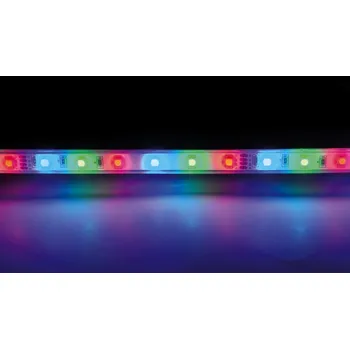 Příslušenství ke karavanu Carbest LED páska, IP68, RGB, 120-140lm/m, 3528SMD LED, 4,8W/m, 4 kabely
