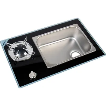 Příslušenství ke karavanu VanStream kombinace sporák-dřez, 550x334x150mm, 30mbar, 1,8kW (1xSR)