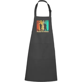 Kuchyňská zástěra Zástěra s potiskem Myslivost Barva zástěry: Antracitová