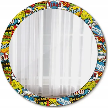 Zrcadlo Nástěnné zrcadlo s rámem - Komiksový design 90