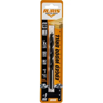 Vrták RURIS Vrták do dřeva 9 mm