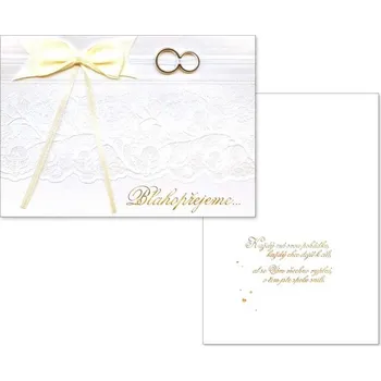 UNIPAP přání svatební CN-428 PRANI_W_C0276 549675