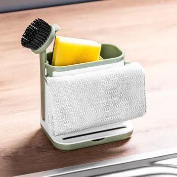 Haushalt international Organizér ke dřezu s kartáčem 485047