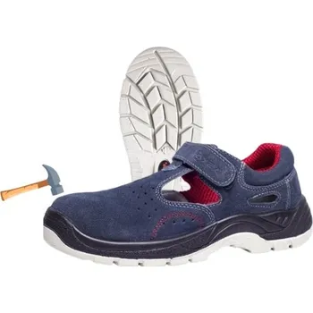 Pracovní obuv PRACOVNÍ SANDÁLY letní BOZP lehké OCHRANNÉ s ocelovou špičkou S1 velikost 45