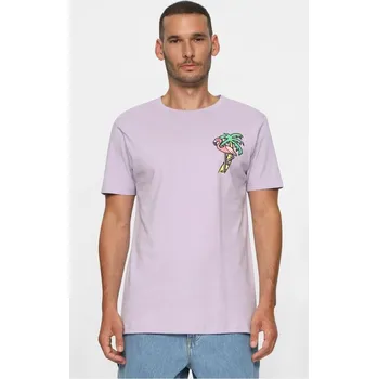 Flamingo T-Shirt Round Neck - lilac L
