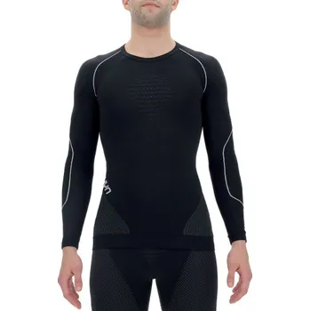Pánské termoprádlo Pánské funkční tričko UYN EVOLUTYON UW SHIRT LG SL - černá S/M