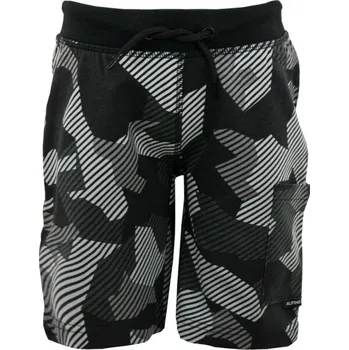 Chlapecké šortky ALPINE PRO IMEDO 128/134 Černá, Šedá