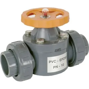 CH PVC Membránový ventil lepení/lepení 16 mm