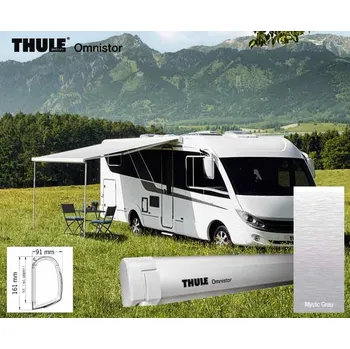 Markýza Markýza Omnistor 5200 12V eloxovaná, 3,55 m látka Mystic Grey