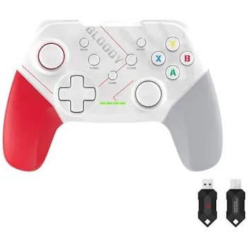 Elektronika A4tech Bloody GPW50, gamepad, Dual mode 2,4G+USB, bílý