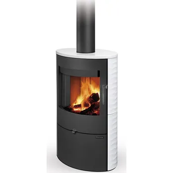 Krbová kamna Romotop SONE 01 keramika s reliéfem Keramika: steel (58507)