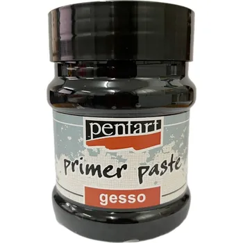 Vodová barva pentart Gesso černá krycí akrylová barva 230ml