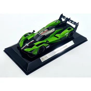 autíčko LAMBORGHINI - SC63 N.63 2023 1:43 - WITH SHOWCASE - GREEN BLACK - Bburago