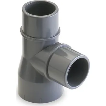 Hidroten PVC tvarovka - T-kus 90° redukovaný, lepení int. / ext. / ext. 50 x 50 x 50 / 40