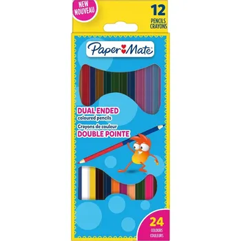 Kresba Pastelky PASTELKY OBOUSTRANNÉ 12 ks x 24 barev DĚTSKÉ Paper Mate KRÁSNÉ