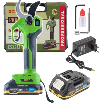 Nůžky na větve Pro-Craft Aku nůžky na větve Procraft ES32Li ( 1x 20V/2Ah )
