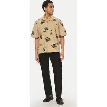 Pánská košile HUGO Košile Eligino 50539135 Béžová Relaxed Fit XXL