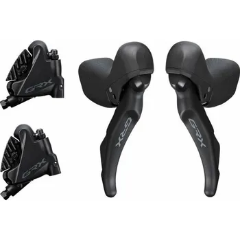 Řazení na kolo řazení SHIMANO GRX 600 dual control 2x11 speed, třmeny RX400 (pár) J-kit, MNT 20mm