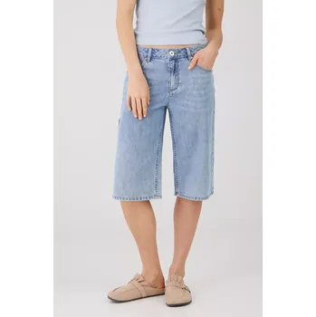 Dámské kraťasy Bavlněné šortky Medicine dámské, modrá barva, hladké, high waist RS25.SZD700 05J, vel. XL