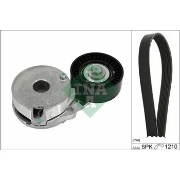 Sada žebrovaných klínových řemenů Schaeffler INA 529 0512 10