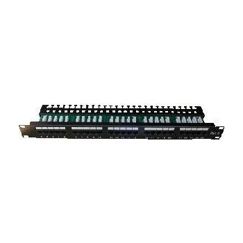 Patch panel DATACOM Patch panel ISDN 25p.1U Integrovaný BLACK, 19'' 3500