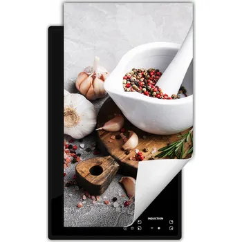 Obraz Ochranná podložka pod indukci dekorativní rolovací do kuchyně potisk 30x52 wm0078