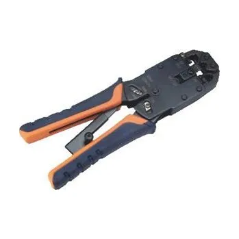 Krimpovací kleště DATACOM Konekt. nástroj PROFI 4P+6P+8P račna-rukojeť OR/BL 4523