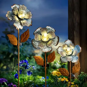 Venkovní osvětlení Weltbild 491707 solární zahradní zápichy LED 3 ks 