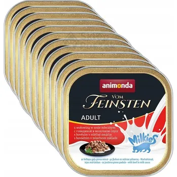 Krmivo pro kočku Animonda KOT Milkies Kousky v misce SADA 16x100g Hovězí v mléčné omáčce