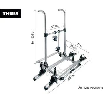 Příslušenství ke karavanu Hliníkový zadní nosič Omni-Bike Elite G 2 Hymer na 2 kola