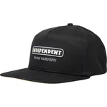 INDEPENDENT kšiltovka - ITC Stained Black (BLACK) velikost: OS