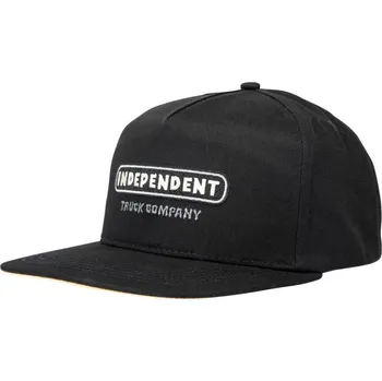 Módní doplněk INDEPENDENT kšiltovka - ITC Stained Black (BLACK) velikost: OS