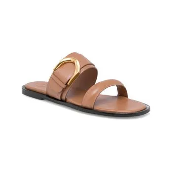 Dámské pantofle Gino Rossi Nazouváky ELZA-112686 Hnědá 40