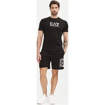 EA7 Emporio Armani T-Shirt 7M000224 AF10375 MC156 Černá Regular Fit XL