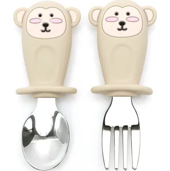 Příbor Silikonové příbory pro děti Bosso Baby