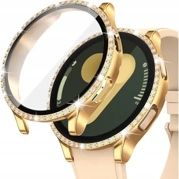 Pouzdro na mobilní telefon 2v1 POUZDRO + TVRZENÉ SKLO pro SAMSUNG GALAXY WATCH 7 44MM Kryt Ochranný