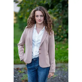 Dámské sako Sako klasik Raisa Olenka barva: béžová, velikost: 36