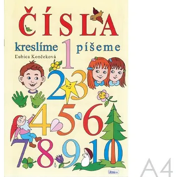 omalovánky Omalovánka A4 Litera - Čísla kreslíme, píšeme 447699