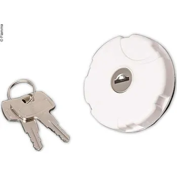 Příslušenství ke karavanu Víko nádržky na vodu lze uzamknout v bílé barvě